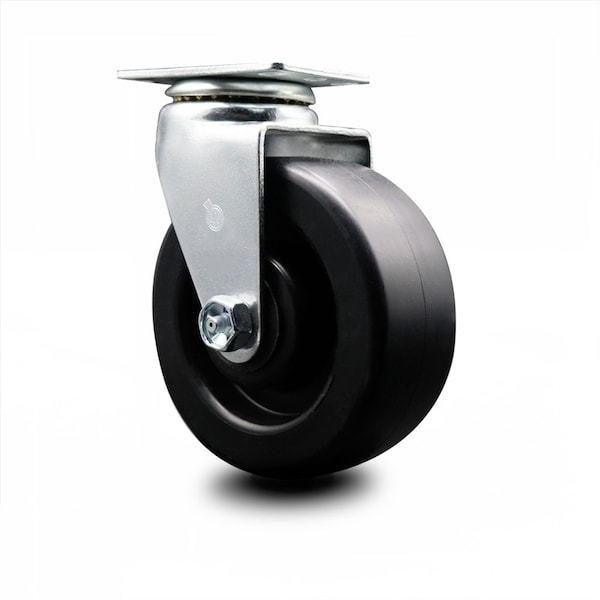 5 Inch Polyolefin Wheel Swivel Caster with Ball Bearing